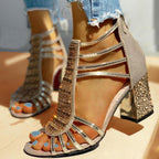 Blaze – Radiant Crystal Strap Heels